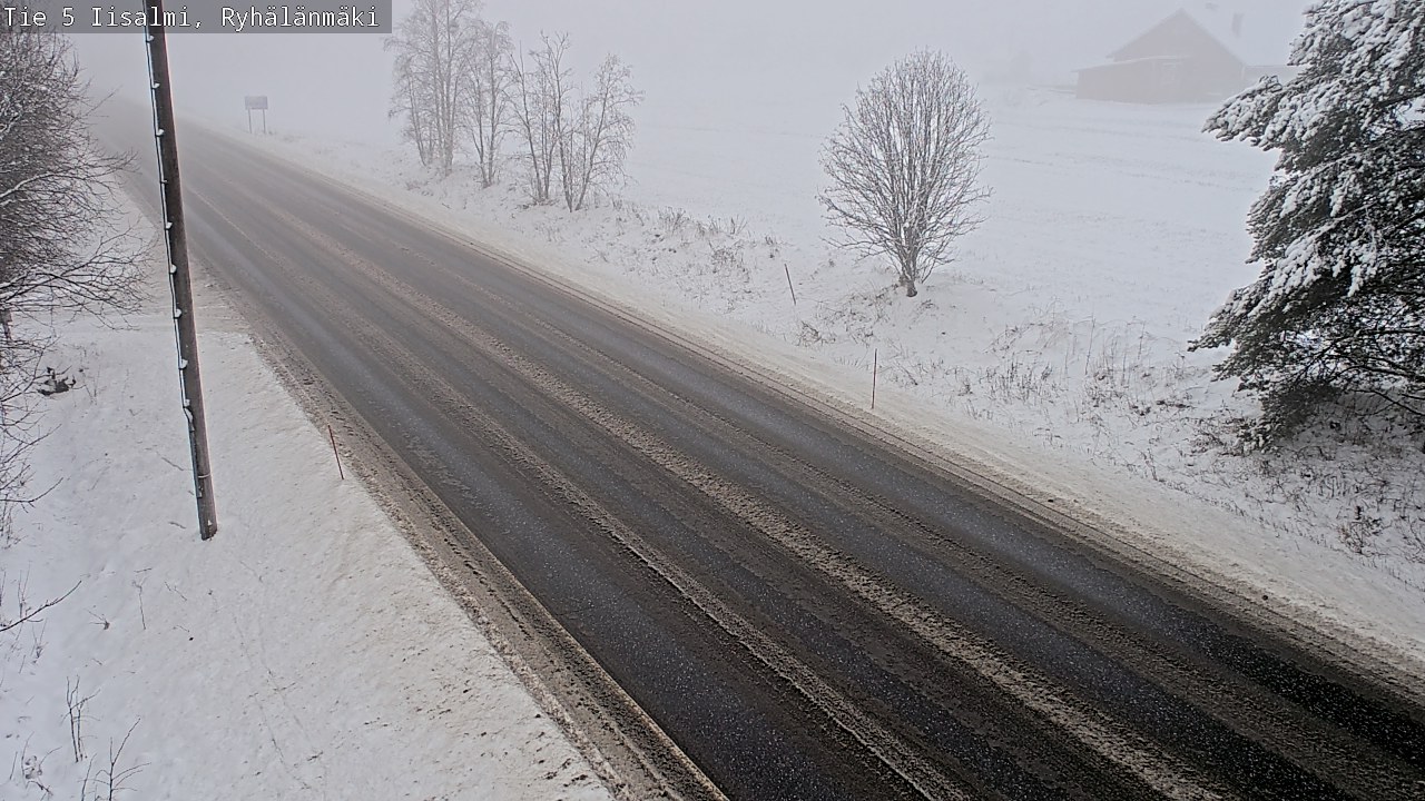 Weather Camera Image Väg 5 Idensalmi, Ryhälänmäki, Iisalmi, Pohjois-Savo