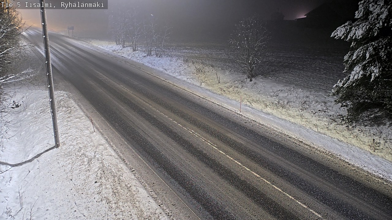 Weather Camera Image Väg 5 Idensalmi, Ryhälänmäki, Iisalmi, Pohjois-Savo