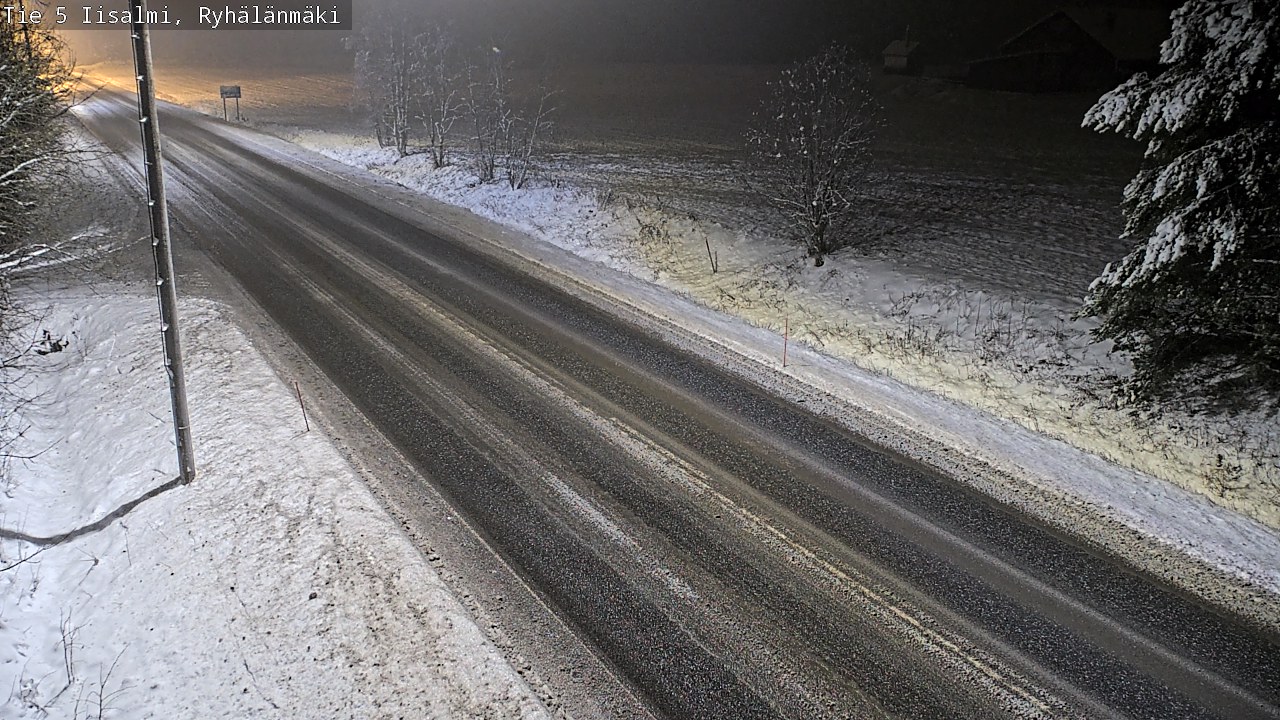 Weather Camera Image Väg 5 Idensalmi, Ryhälänmäki, Iisalmi, Pohjois-Savo