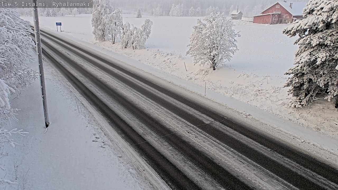 Weather Camera Image Väg 5 Idensalmi, Ryhälänmäki, Iisalmi, Pohjois-Savo
