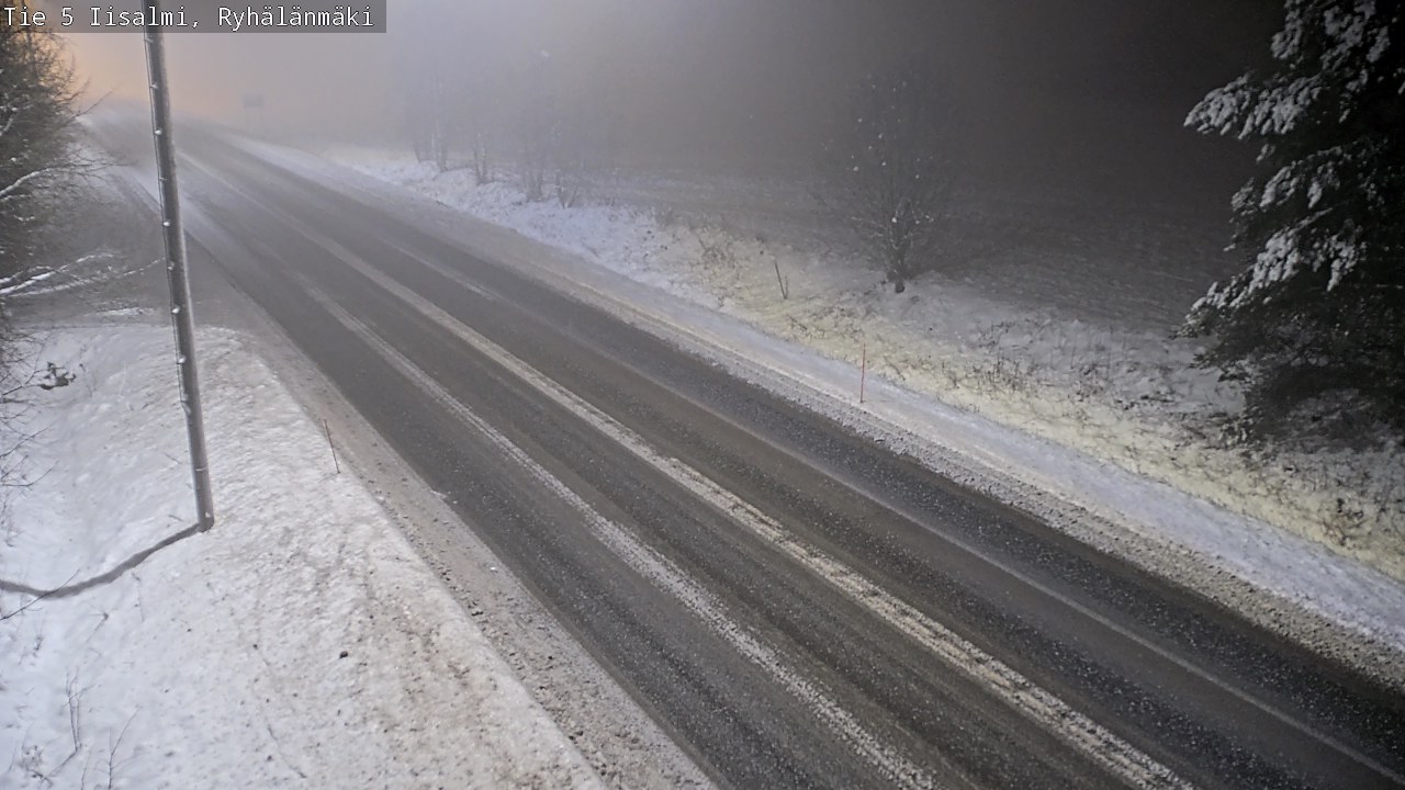 Weather Camera Image Väg 5 Idensalmi, Ryhälänmäki, Iisalmi, Pohjois-Savo