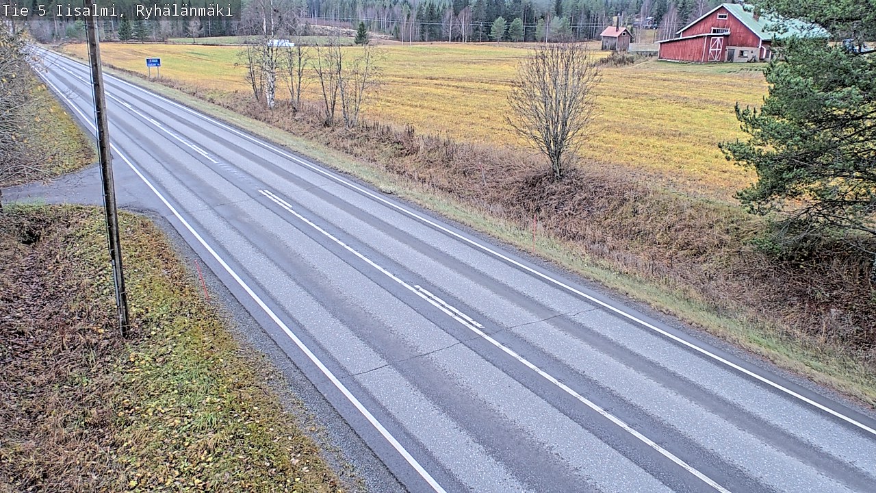Weather Camera Image Väg 5 Idensalmi, Ryhälänmäki, Iisalmi, Pohjois-Savo