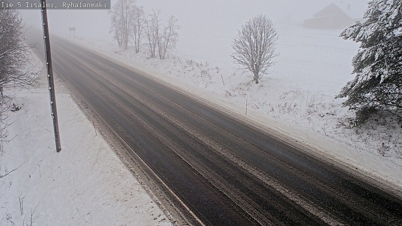 Weather Camera Image Väg 5 Idensalmi, Ryhälänmäki, Iisalmi, Pohjois-Savo