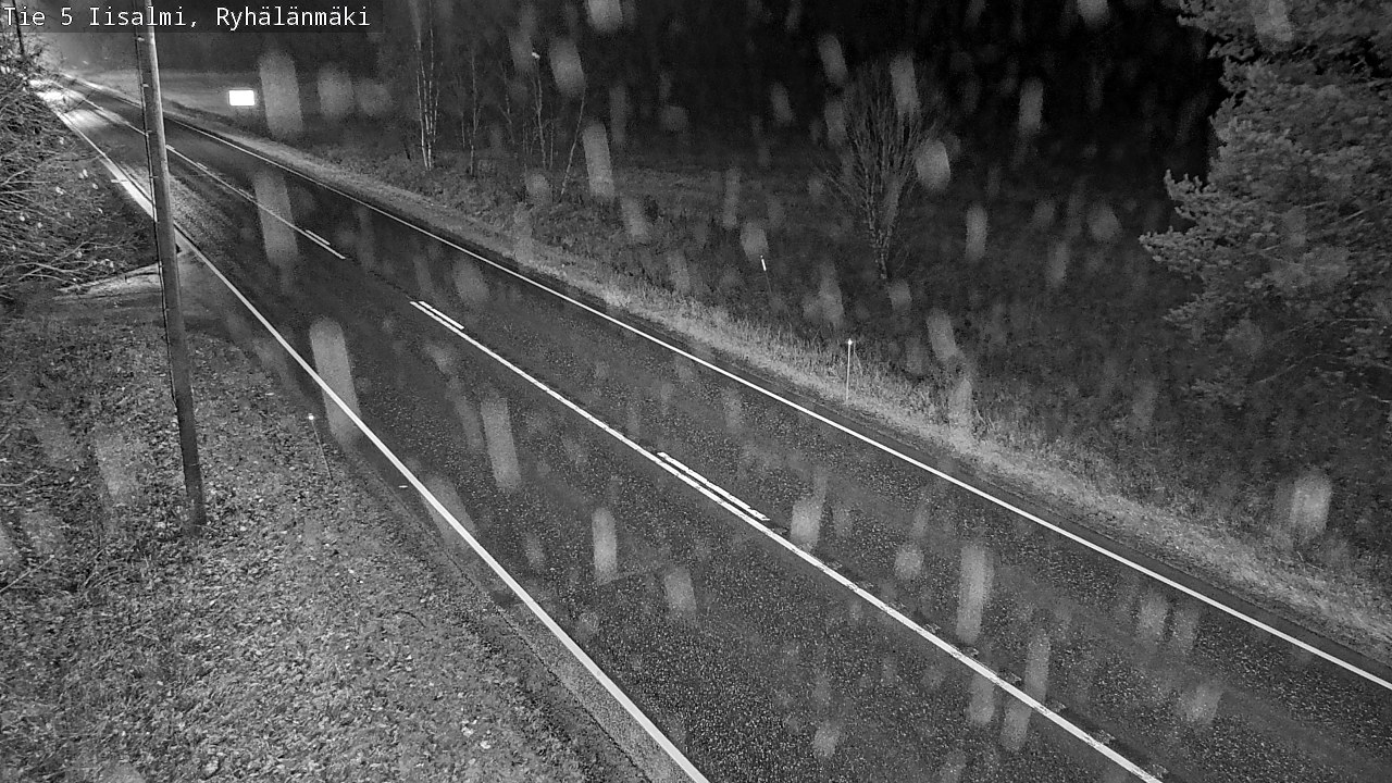 Weather Camera Image Road 5 Iisalmi, Ryhälänmäki, Iisalmi, Pohjois-Savo