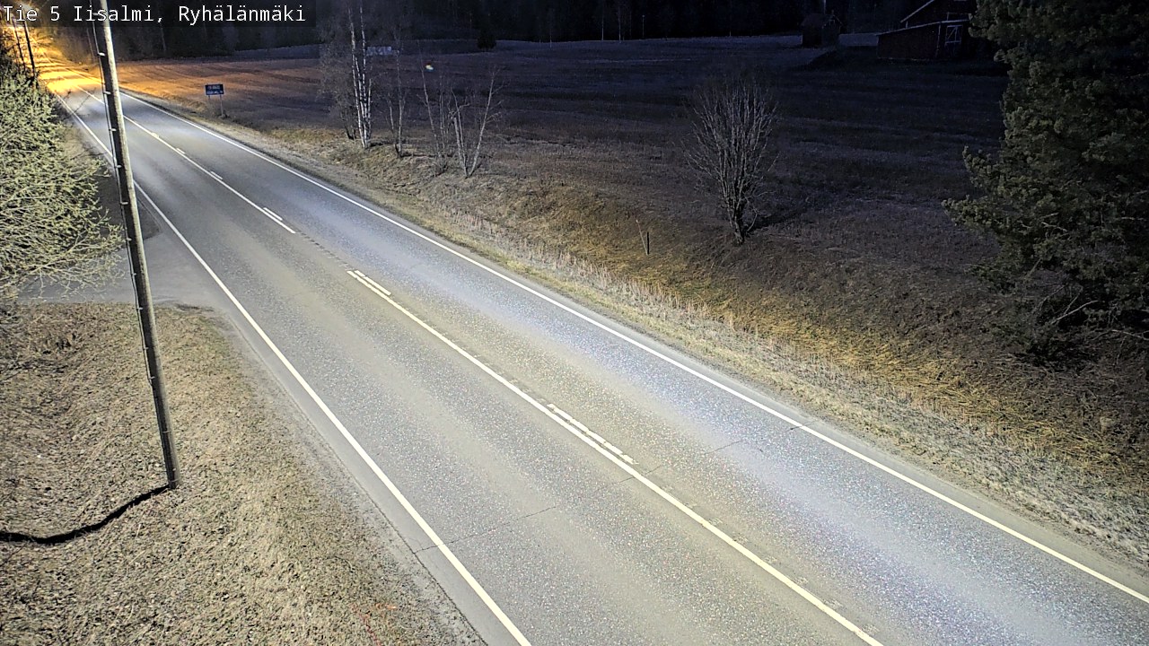 Weather Camera Image Väg 5 Idensalmi, Ryhälänmäki, Iisalmi, Pohjois-Savo
