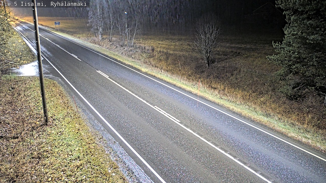 Weather Camera Image Väg 5 Idensalmi, Ryhälänmäki, Iisalmi, Pohjois-Savo