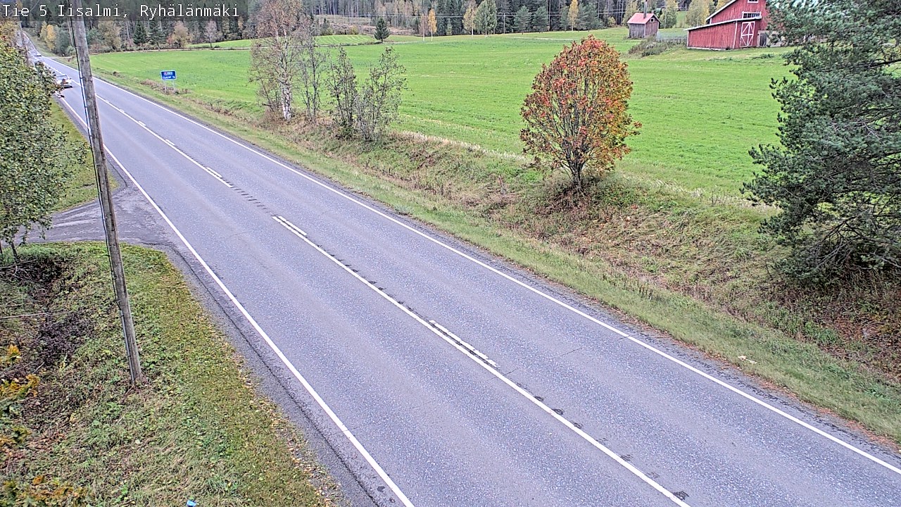 Weather Camera Image Väg 5 Idensalmi, Ryhälänmäki, Iisalmi, Pohjois-Savo
