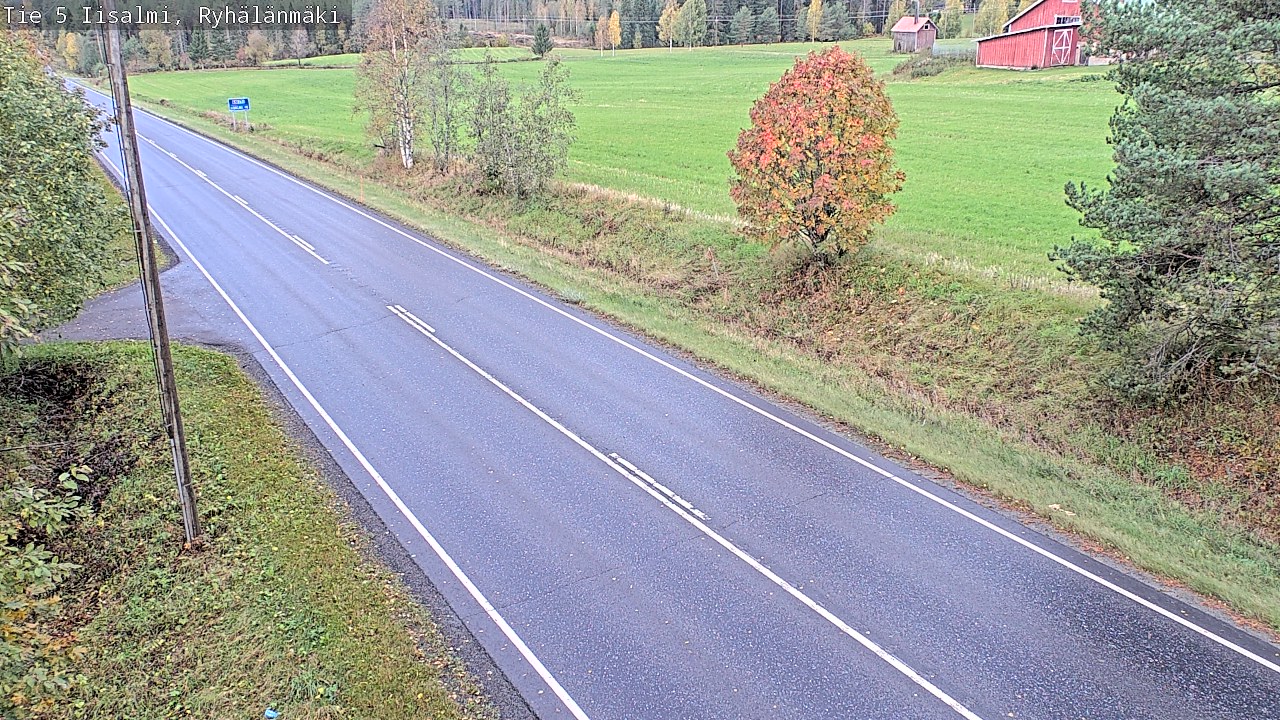 Weather Camera Image Road 5 Iisalmi, Ryhälänmäki, Iisalmi, Pohjois-Savo