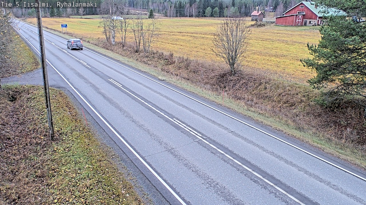 Weather Camera Image Väg 5 Idensalmi, Ryhälänmäki, Iisalmi, Pohjois-Savo
