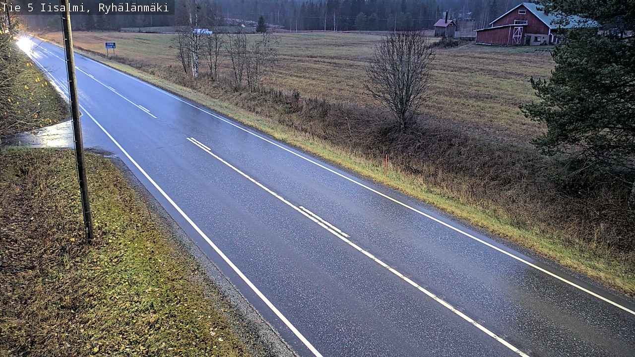 Weather Camera Image Väg 5 Idensalmi, Ryhälänmäki, Iisalmi, Pohjois-Savo