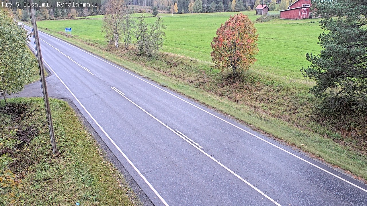 Weather Camera Image Road 5 Iisalmi, Ryhälänmäki, Iisalmi, Pohjois-Savo