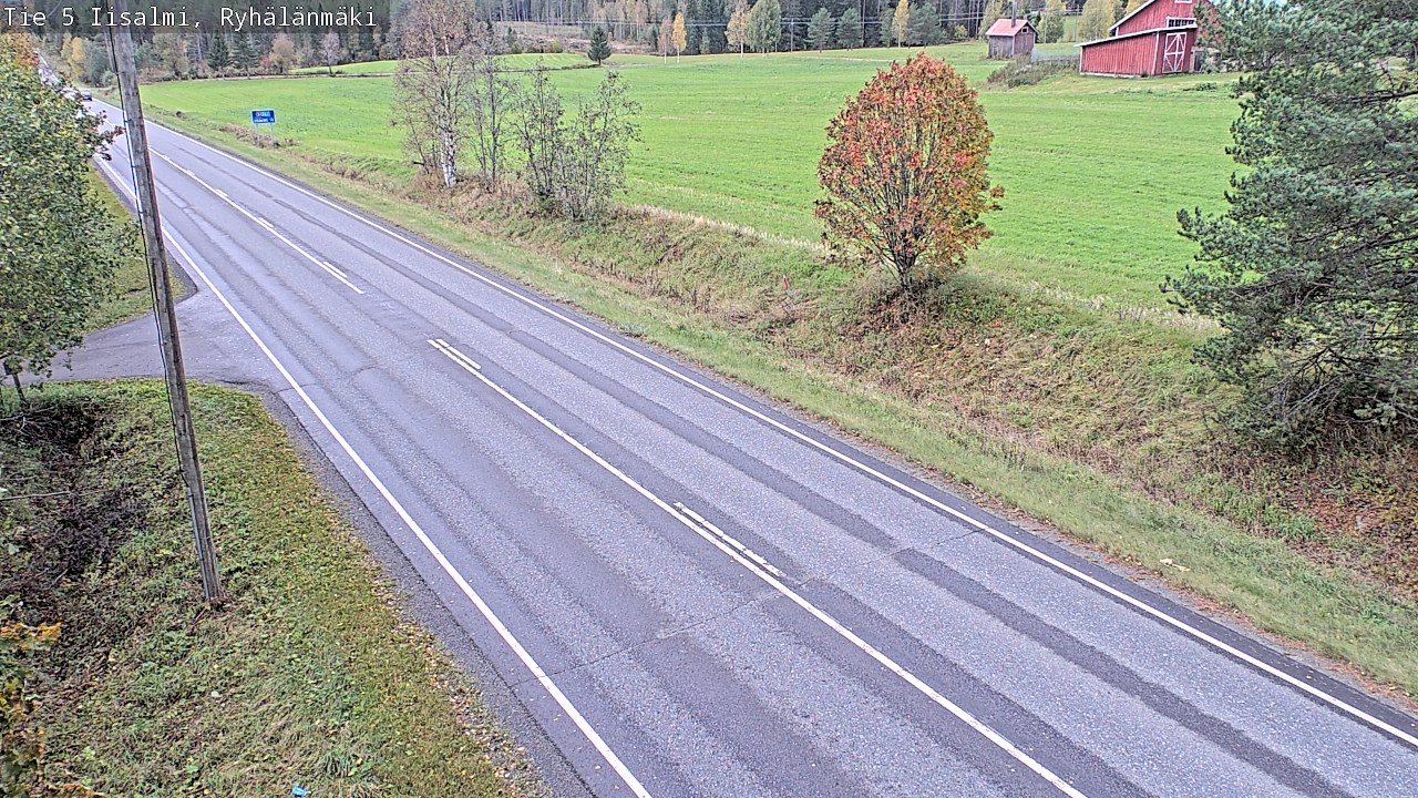 Weather Camera Image Väg 5 Idensalmi, Ryhälänmäki, Iisalmi, Pohjois-Savo