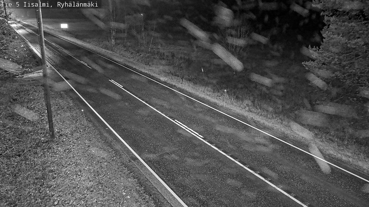 Weather Camera Image Road 5 Iisalmi, Ryhälänmäki, Iisalmi, Pohjois-Savo