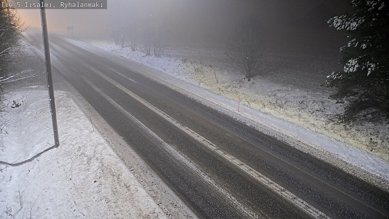 Weather Camera Image Väg 5 Idensalmi, Ryhälänmäki, Iisalmi, Pohjois-Savo
