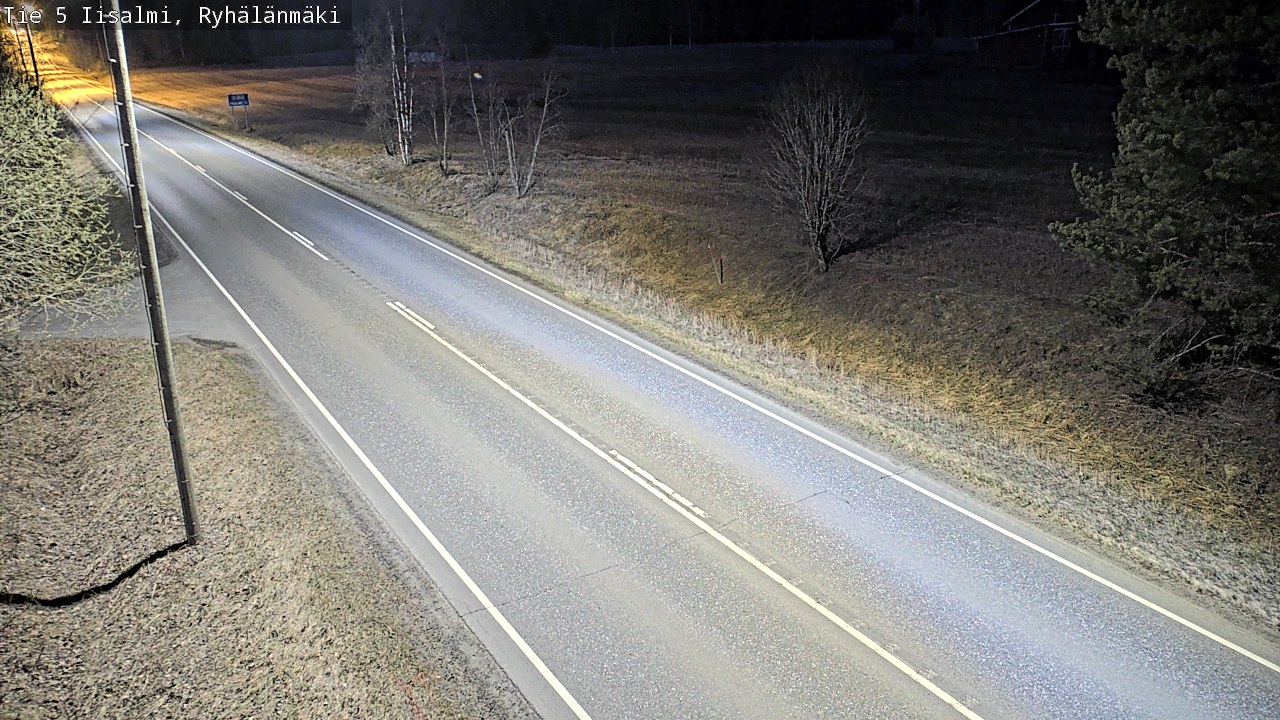 Weather Camera Image Väg 5 Idensalmi, Ryhälänmäki, Iisalmi, Pohjois-Savo