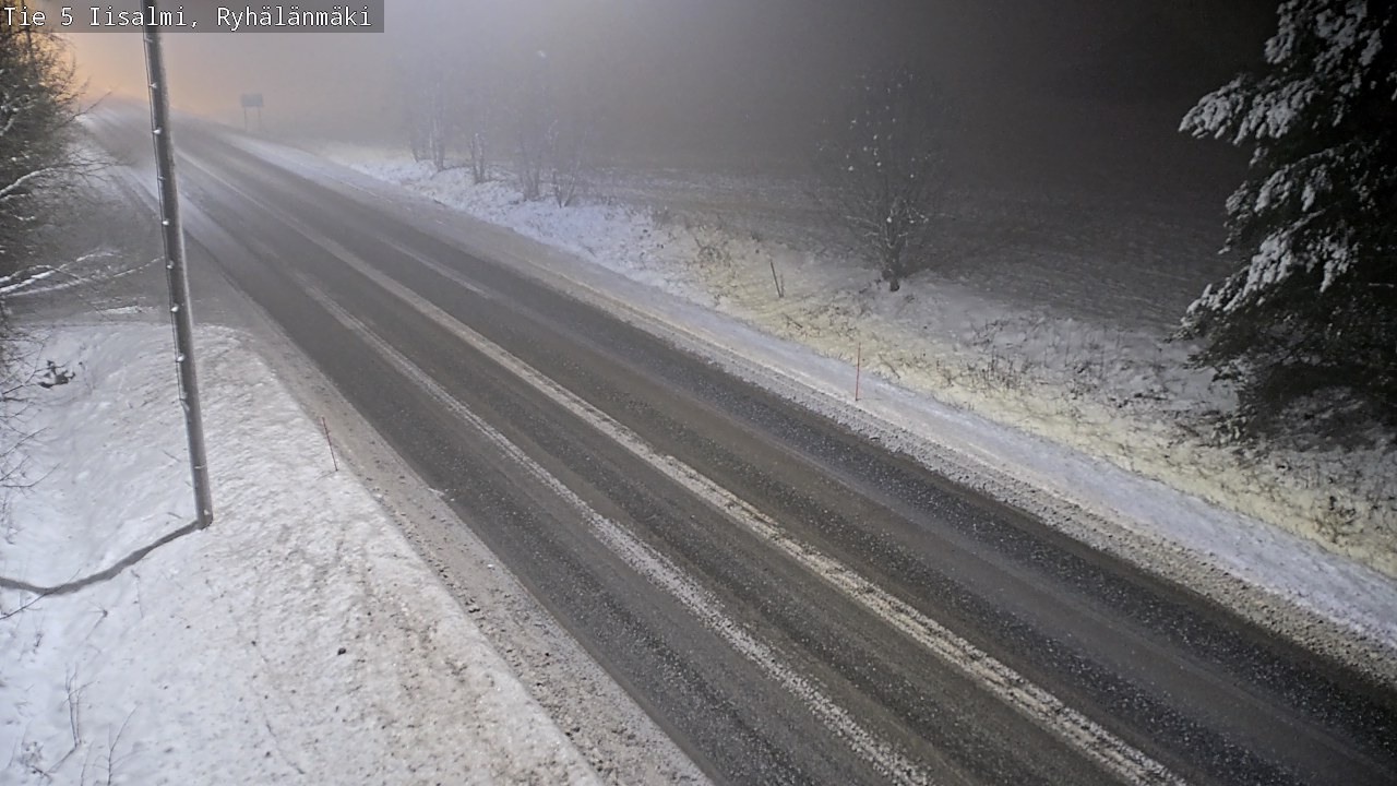 Weather Camera Image Väg 5 Idensalmi, Ryhälänmäki, Iisalmi, Pohjois-Savo