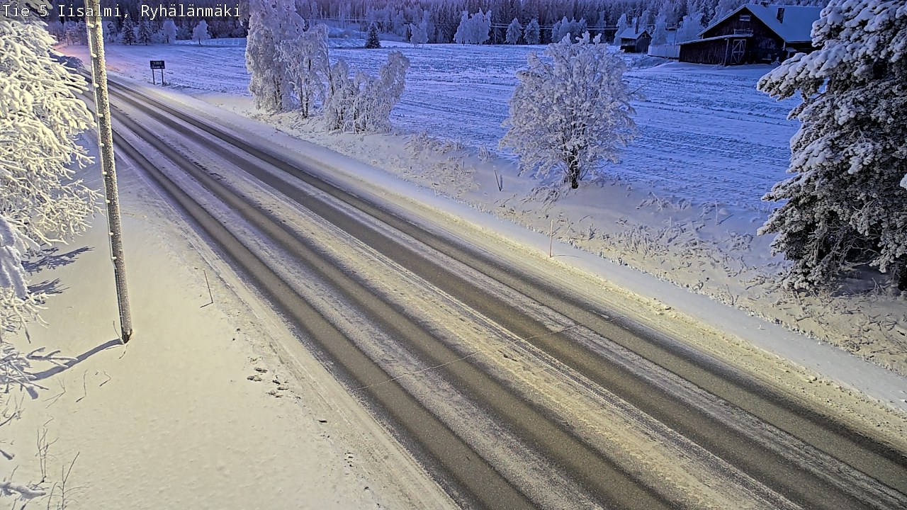 Weather Camera Image Väg 5 Idensalmi, Ryhälänmäki, Iisalmi, Pohjois-Savo