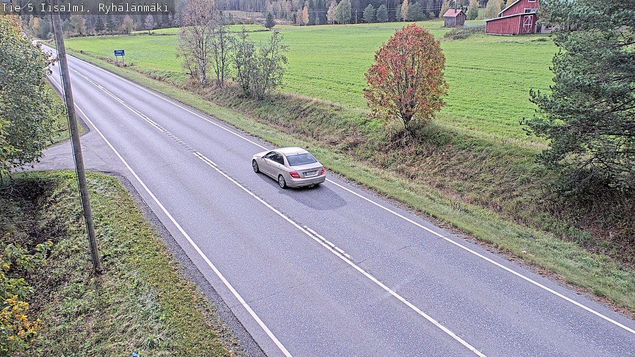 Weather Camera Image Väg 5 Idensalmi, Ryhälänmäki, Iisalmi, Pohjois-Savo