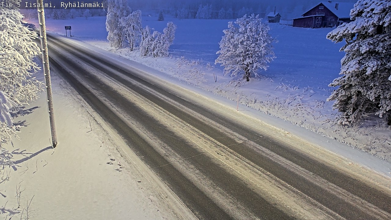 Weather Camera Image Väg 5 Idensalmi, Ryhälänmäki, Iisalmi, Pohjois-Savo