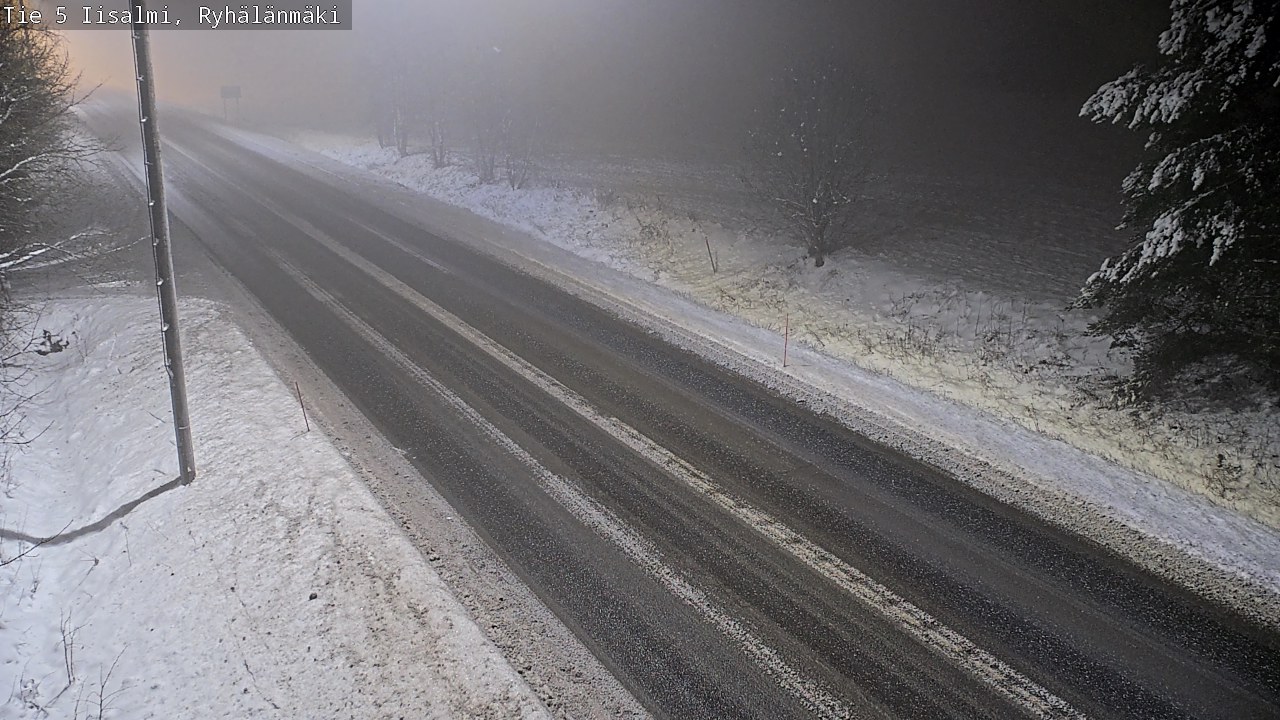 Weather Camera Image Väg 5 Idensalmi, Ryhälänmäki, Iisalmi, Pohjois-Savo