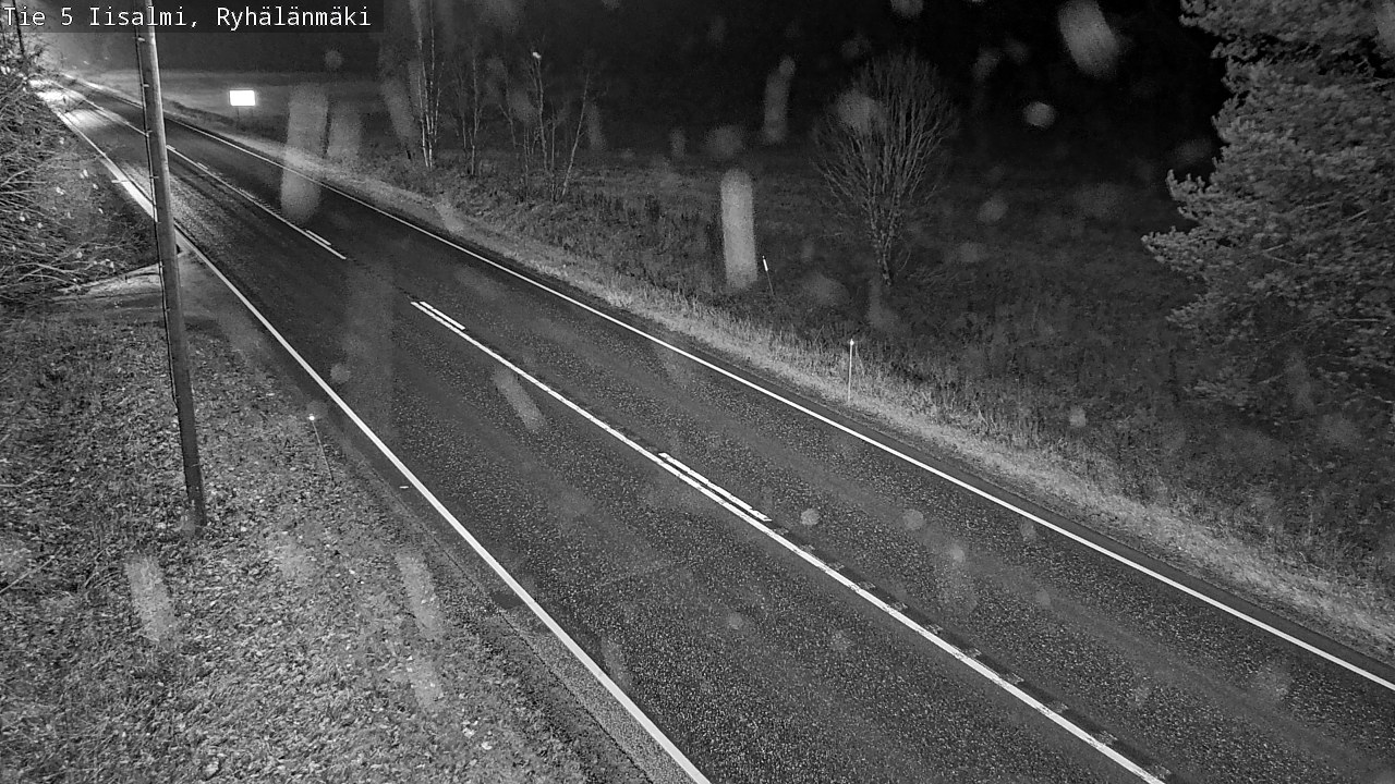 Weather Camera Image Road 5 Iisalmi, Ryhälänmäki, Iisalmi, Pohjois-Savo