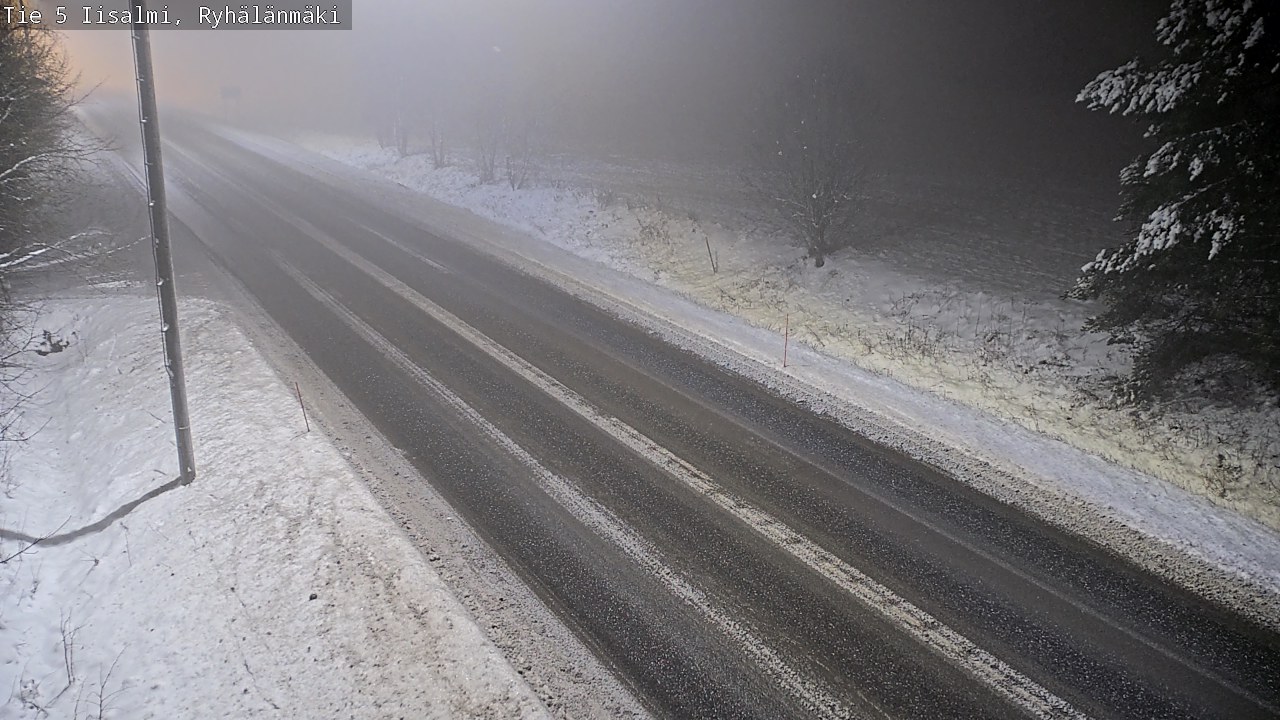 Weather Camera Image Väg 5 Idensalmi, Ryhälänmäki, Iisalmi, Pohjois-Savo