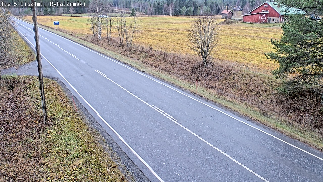 Weather Camera Image Väg 5 Idensalmi, Ryhälänmäki, Iisalmi, Pohjois-Savo