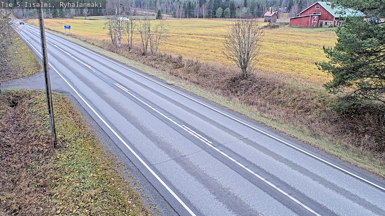 Weather Camera Image Väg 5 Idensalmi, Ryhälänmäki, Iisalmi, Pohjois-Savo