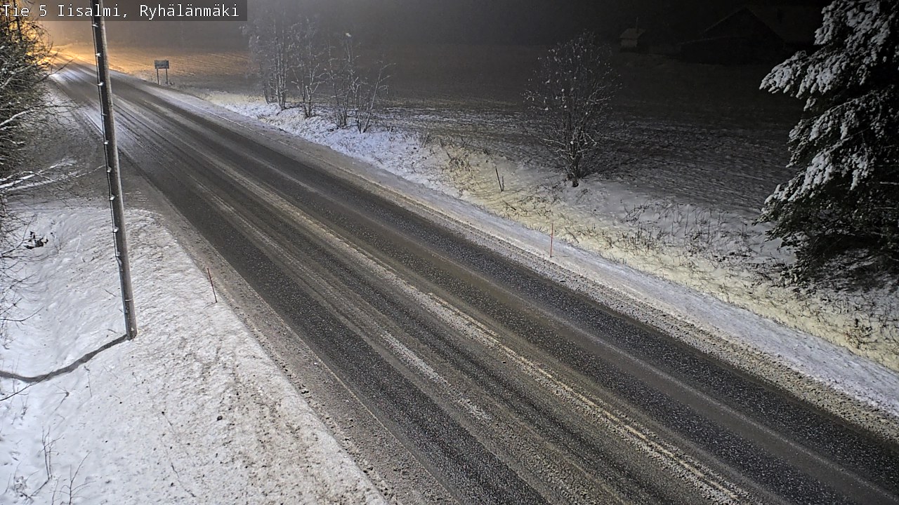 Weather Camera Image Väg 5 Idensalmi, Ryhälänmäki, Iisalmi, Pohjois-Savo
