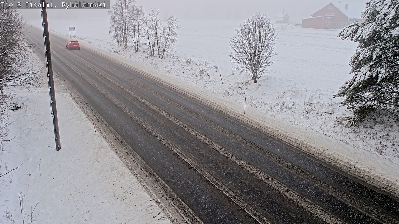 Weather Camera Image Väg 5 Idensalmi, Ryhälänmäki, Iisalmi, Pohjois-Savo