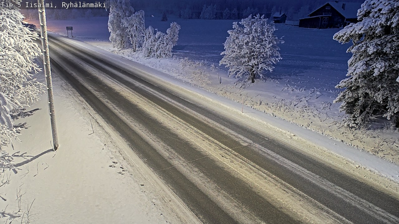 Weather Camera Image Väg 5 Idensalmi, Ryhälänmäki, Iisalmi, Pohjois-Savo