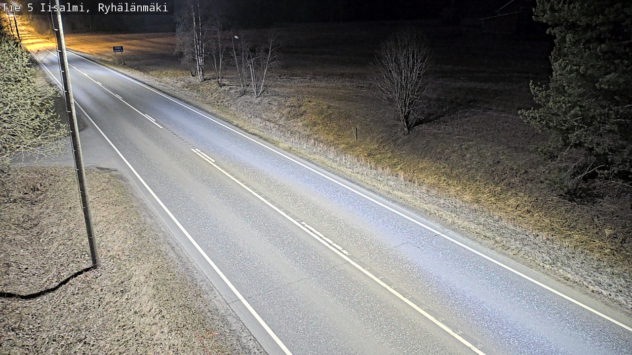 Weather Camera Image Väg 5 Idensalmi, Ryhälänmäki, Iisalmi, Pohjois-Savo