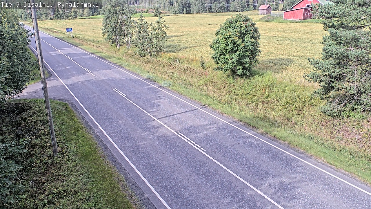 Weather Camera Image Väg 5 Idensalmi, Ryhälänmäki, Iisalmi, Pohjois-Savo