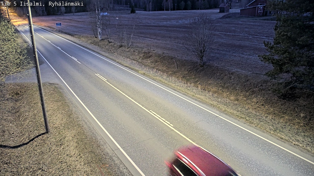 Weather Camera Image Väg 5 Idensalmi, Ryhälänmäki, Iisalmi, Pohjois-Savo