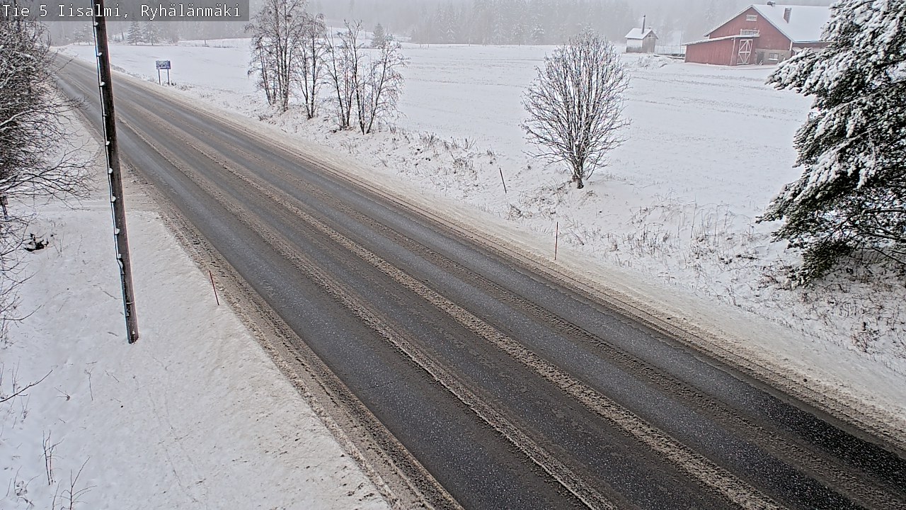 Weather Camera Image Väg 5 Idensalmi, Ryhälänmäki, Iisalmi, Pohjois-Savo