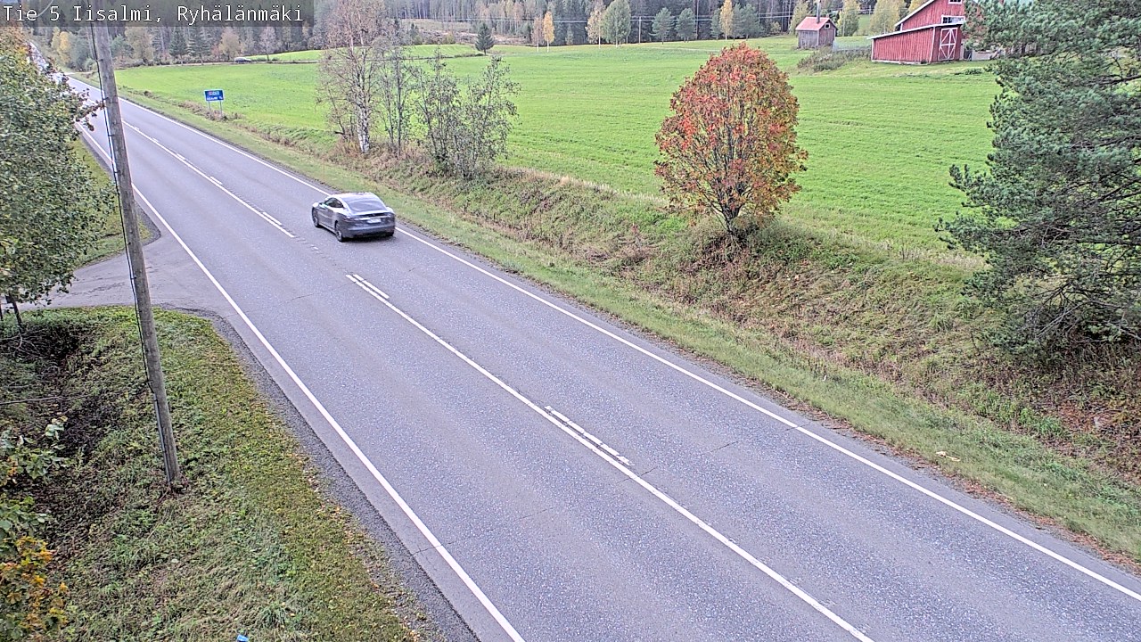 Weather Camera Image Väg 5 Idensalmi, Ryhälänmäki, Iisalmi, Pohjois-Savo