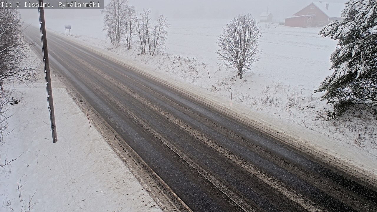 Weather Camera Image Väg 5 Idensalmi, Ryhälänmäki, Iisalmi, Pohjois-Savo