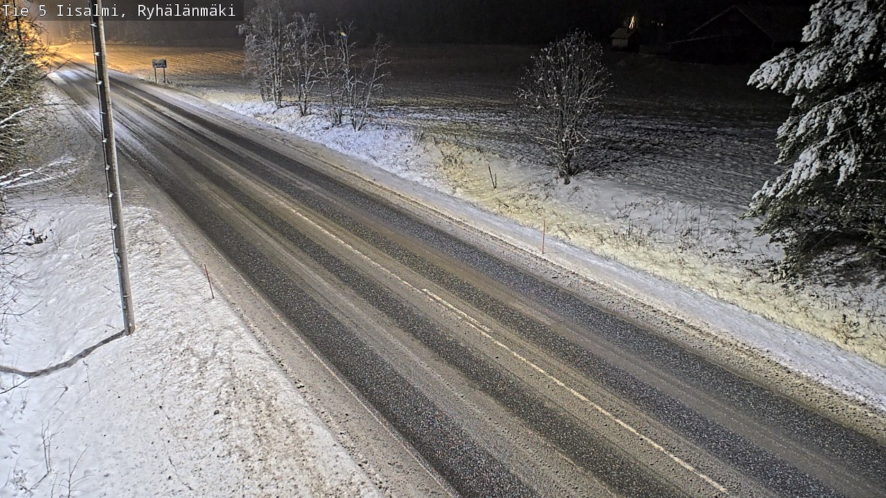 Weather Camera Image Väg 5 Idensalmi, Ryhälänmäki, Iisalmi, Pohjois-Savo