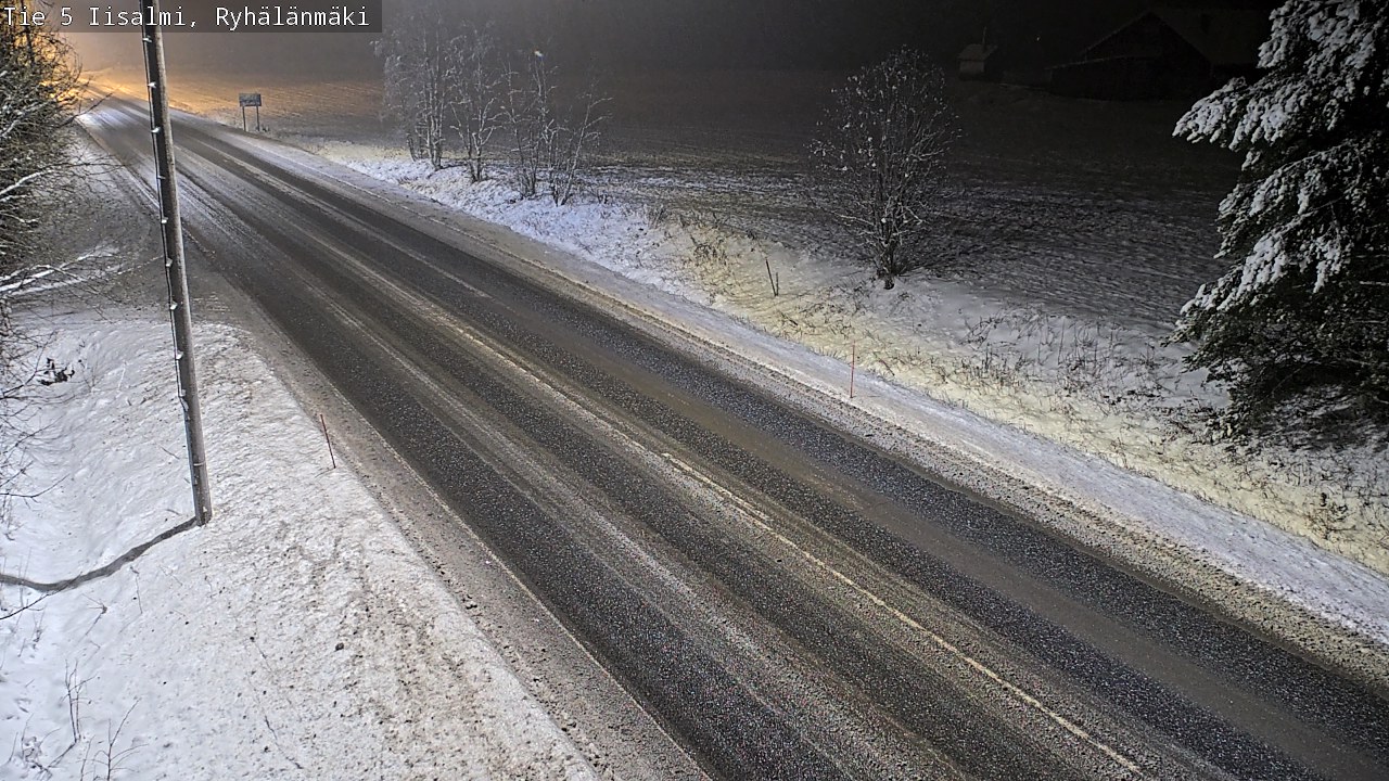 Weather Camera Image Väg 5 Idensalmi, Ryhälänmäki, Iisalmi, Pohjois-Savo