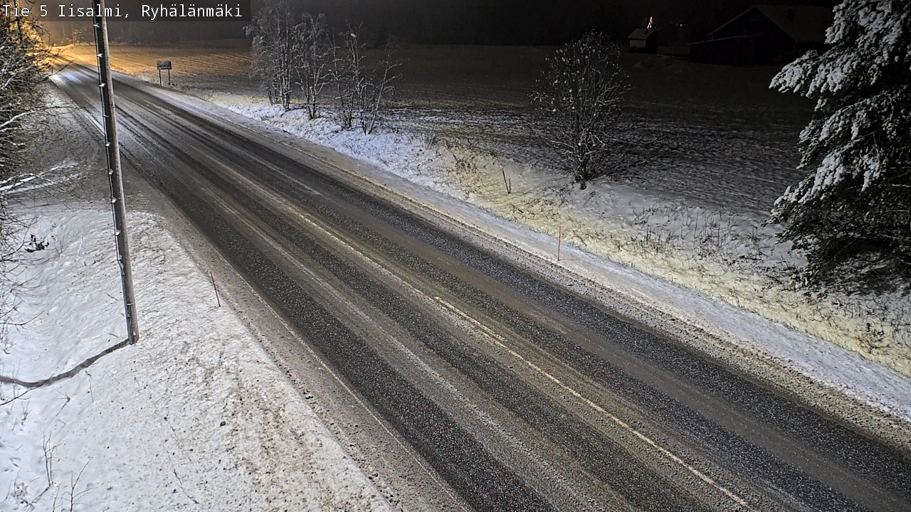 Weather Camera Image Väg 5 Idensalmi, Ryhälänmäki, Iisalmi, Pohjois-Savo