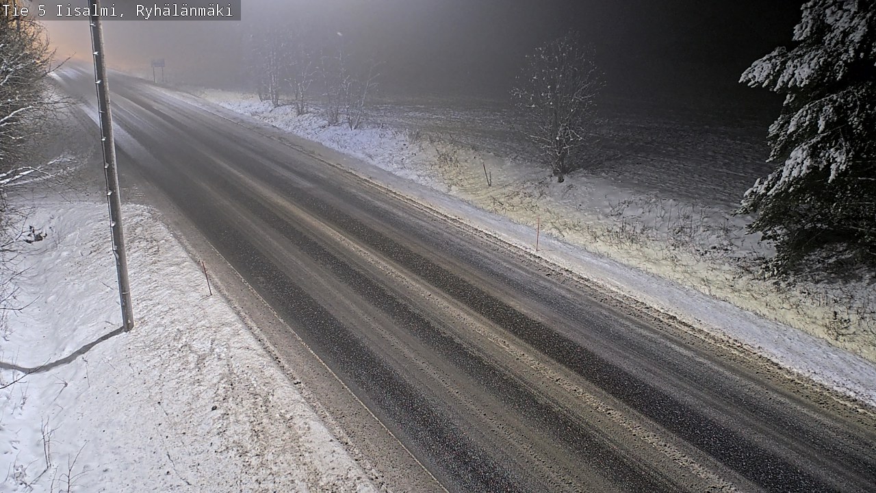 Weather Camera Image Väg 5 Idensalmi, Ryhälänmäki, Iisalmi, Pohjois-Savo