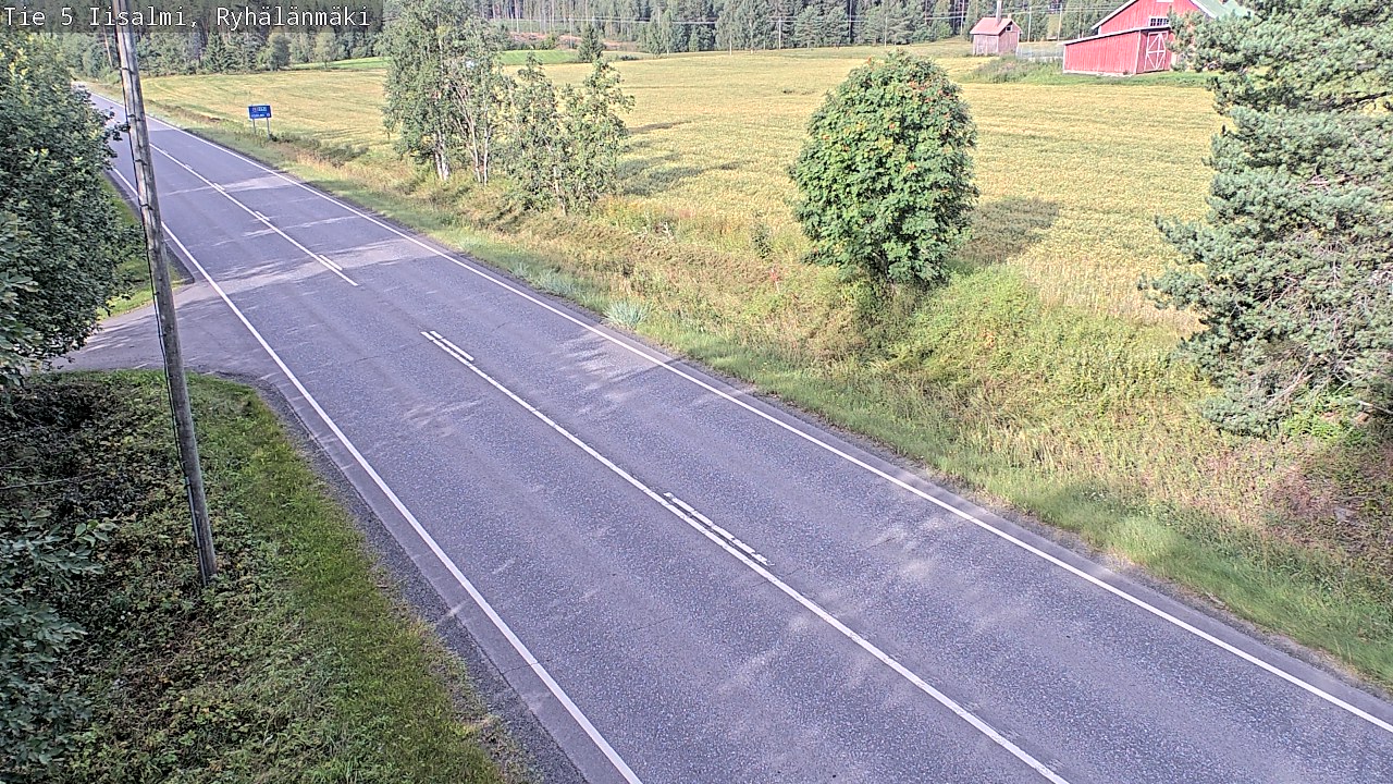 Weather Camera Image Väg 5 Idensalmi, Ryhälänmäki, Iisalmi, Pohjois-Savo