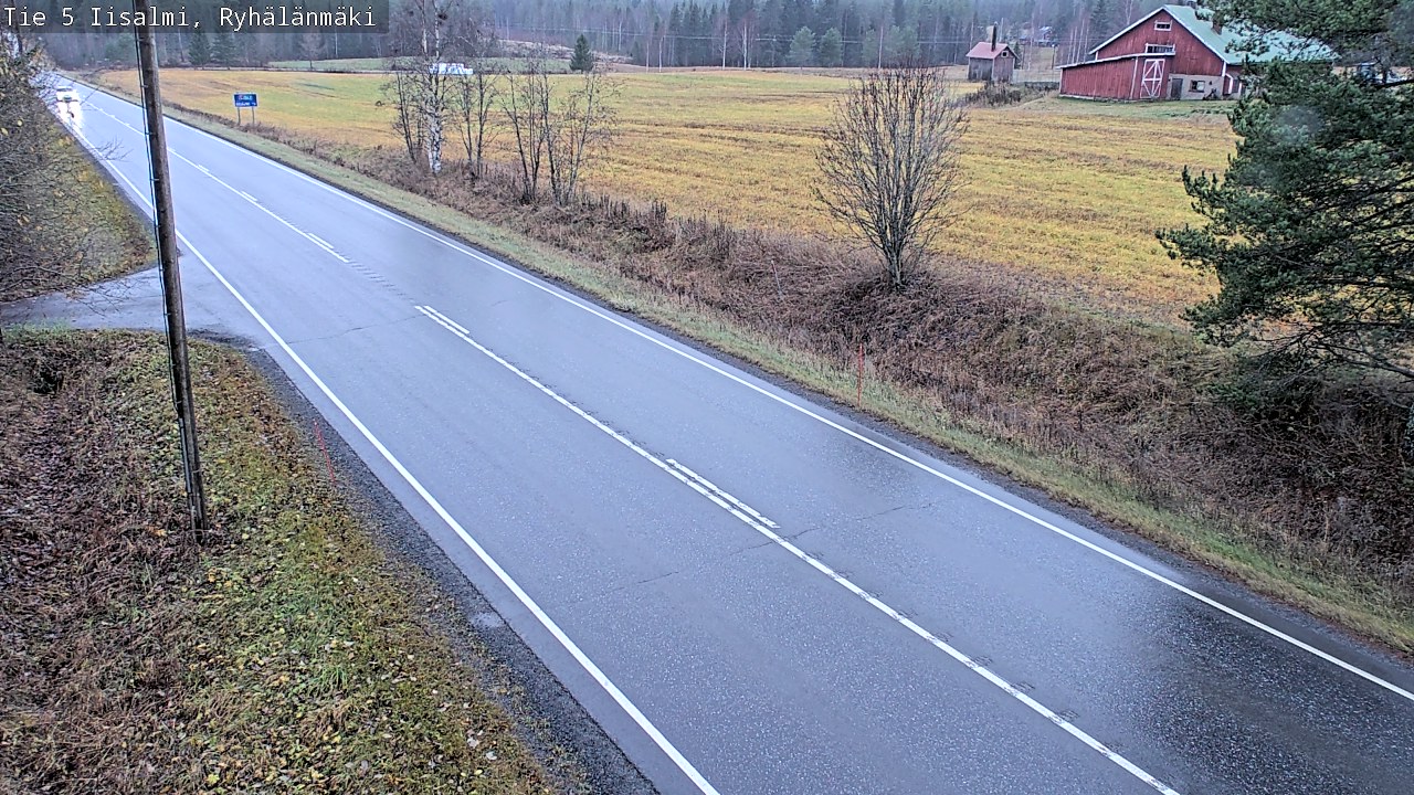Weather Camera Image Väg 5 Idensalmi, Ryhälänmäki, Iisalmi, Pohjois-Savo