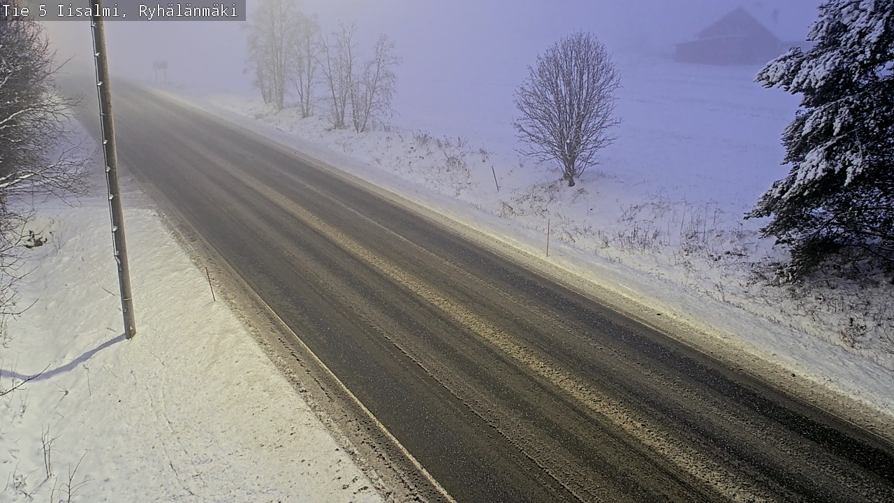Weather Camera Image Väg 5 Idensalmi, Ryhälänmäki, Iisalmi, Pohjois-Savo