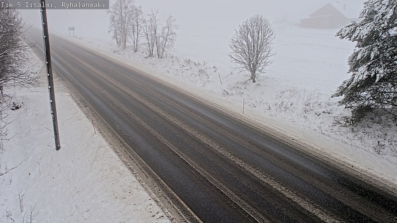 Weather Camera Image Väg 5 Idensalmi, Ryhälänmäki, Iisalmi, Pohjois-Savo