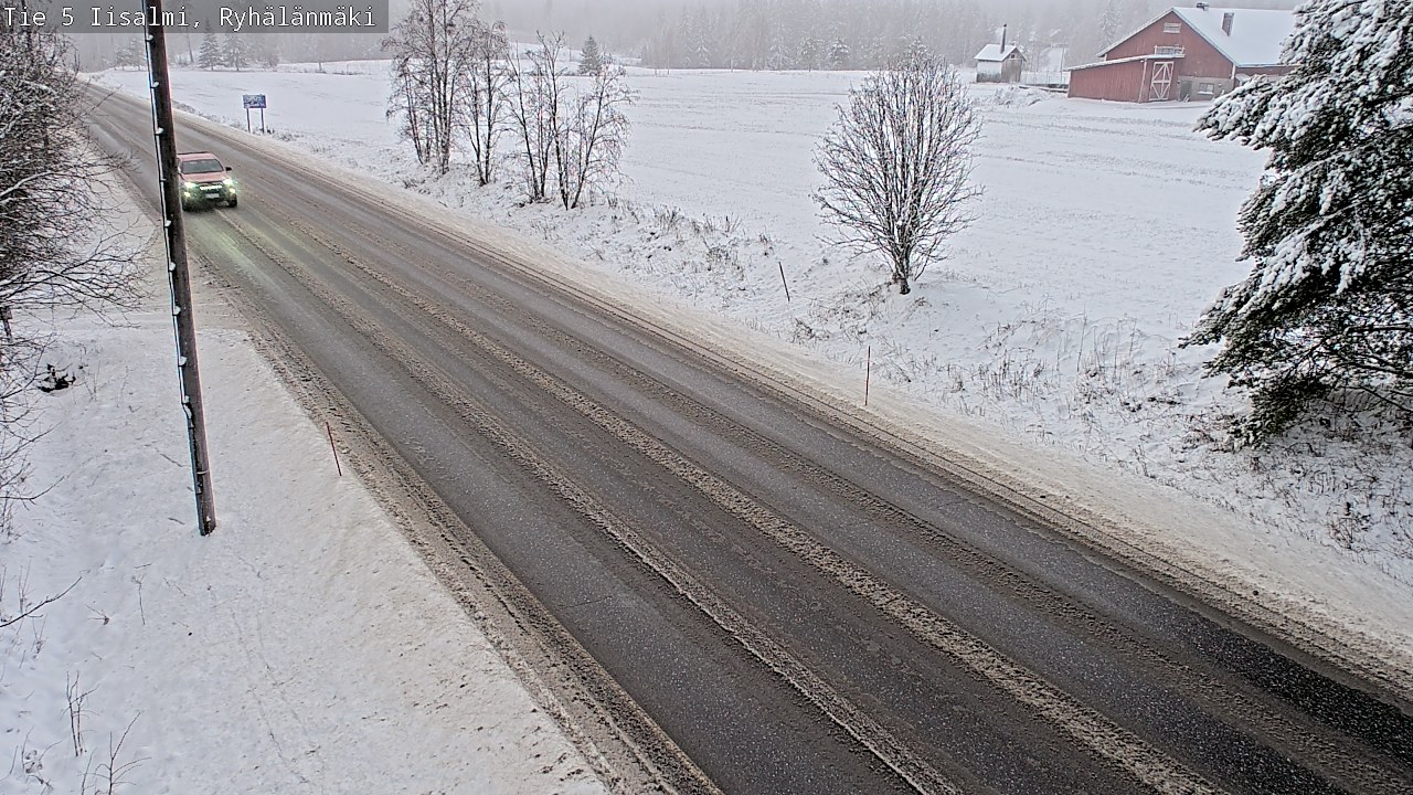 Weather Camera Image Väg 5 Idensalmi, Ryhälänmäki, Iisalmi, Pohjois-Savo