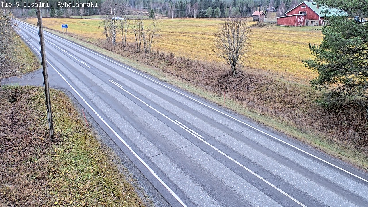 Weather Camera Image Väg 5 Idensalmi, Ryhälänmäki, Iisalmi, Pohjois-Savo