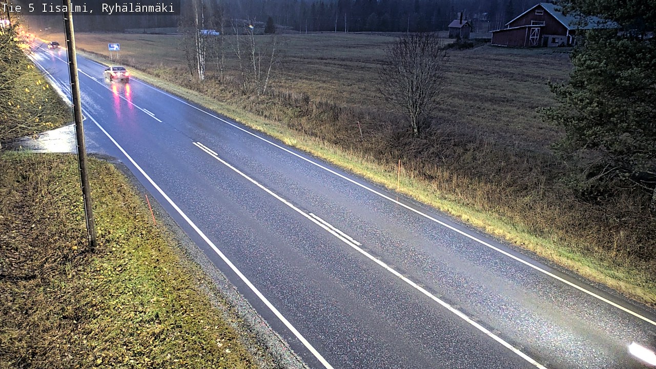 Weather Camera Image Väg 5 Idensalmi, Ryhälänmäki, Iisalmi, Pohjois-Savo