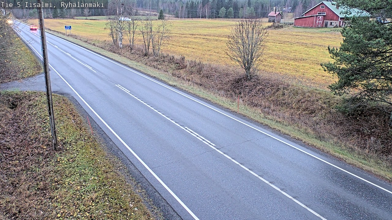 Weather Camera Image Väg 5 Idensalmi, Ryhälänmäki, Iisalmi, Pohjois-Savo