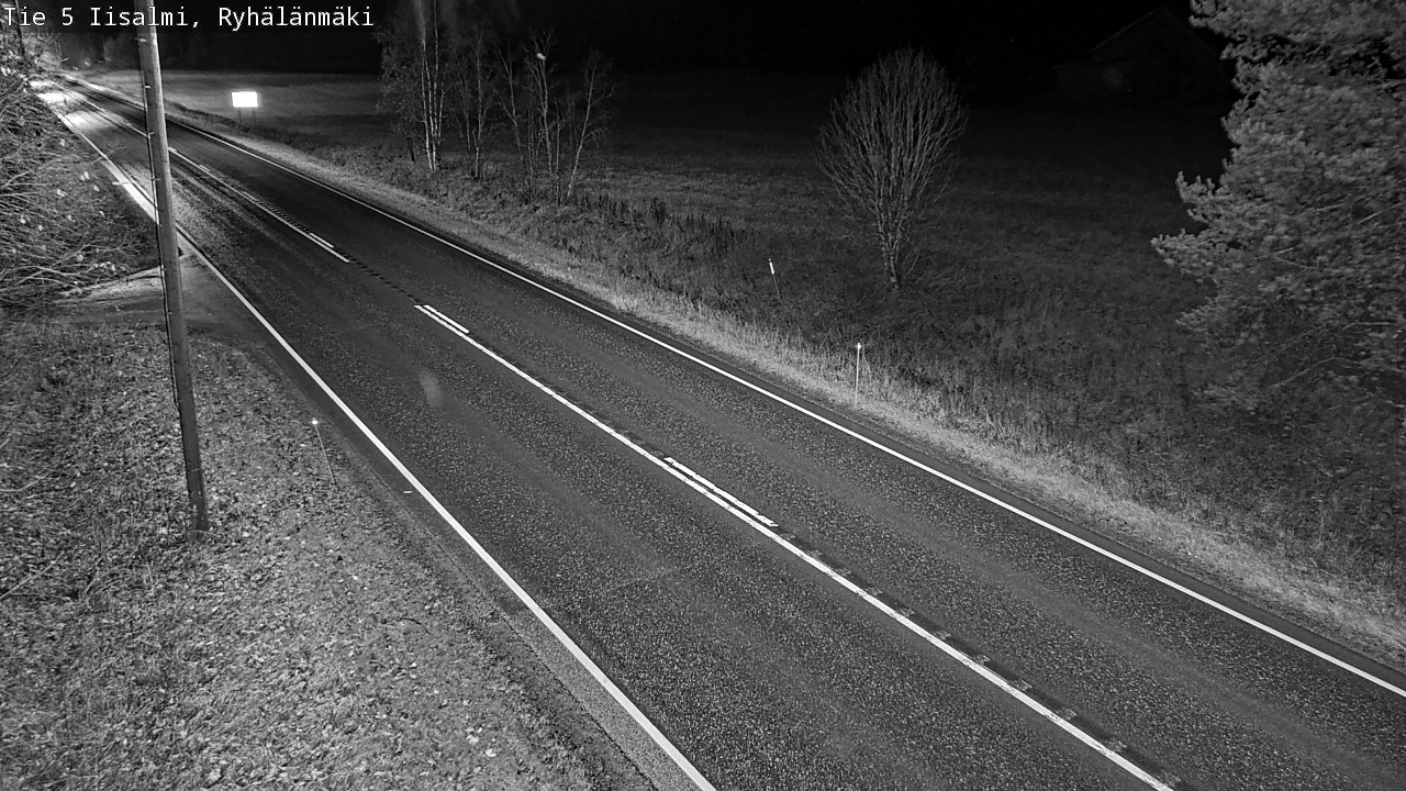 Weather Camera Image Road 5 Iisalmi, Ryhälänmäki, Iisalmi, Pohjois-Savo